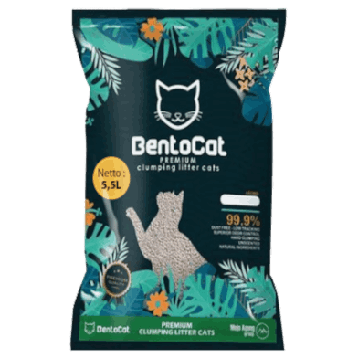 pasir kucing gumpal wangi premium bentocat